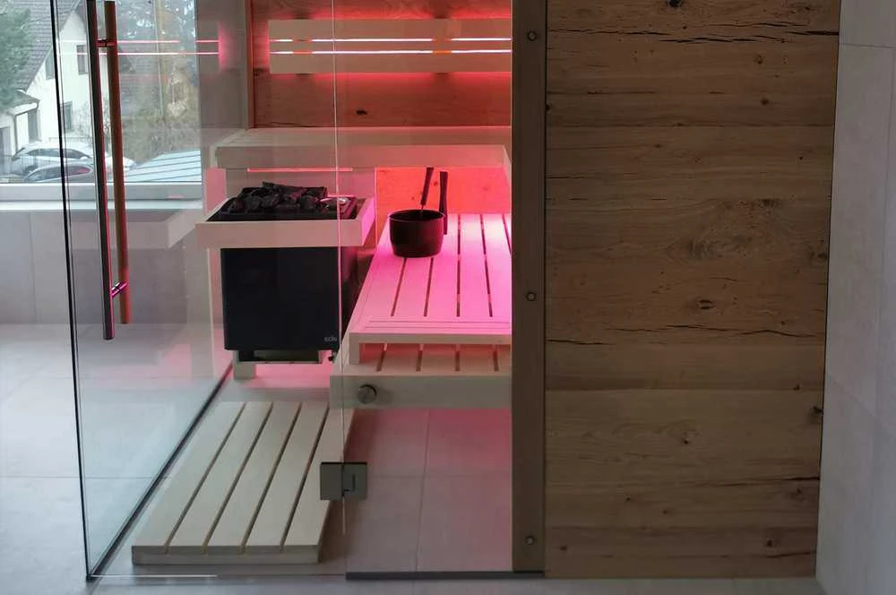 Elektrinė pirties krosnelė - EOS BI-O Tec, 9 kW, antracito spalvos perlų efekto apdaila