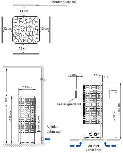 Elektrinė pirties krosnelė - EOS Edge Control, 9 kW