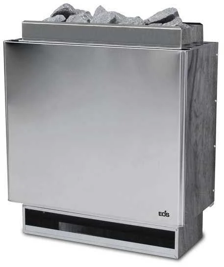 Elektrinė pirties krosnelė - EOS P1 W, nerūdijančio plieno apdaila, 12 kW