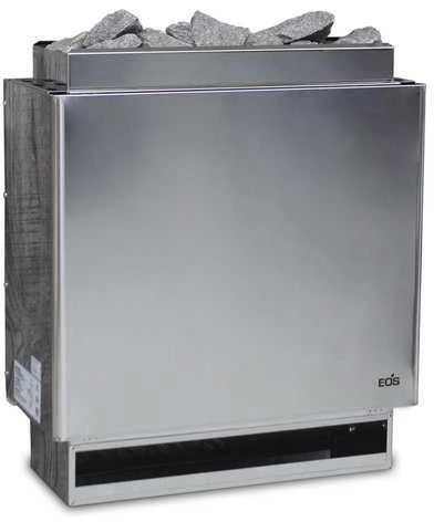 Elektrinė pirties krosnelė - EOS P1 W, nerūdijančio plieno apdaila, 12 kW