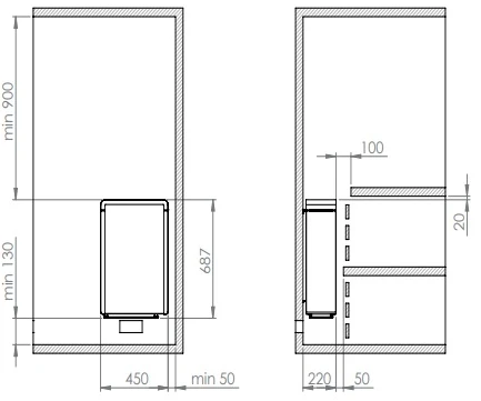 Elektrinė pirties krosnelė - HARVIA Concept R Mini 6 kW