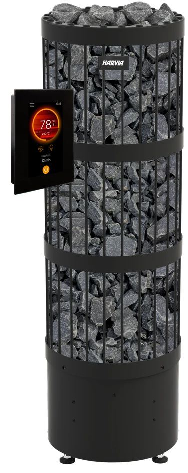 Elektrinė pirties krosnelė - Harvia Legend PO70FC 6,8 kW WiFi juoda