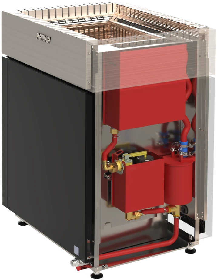 Elektrinė pirties krosnelė - HARVIA Qube Combi 16 kW