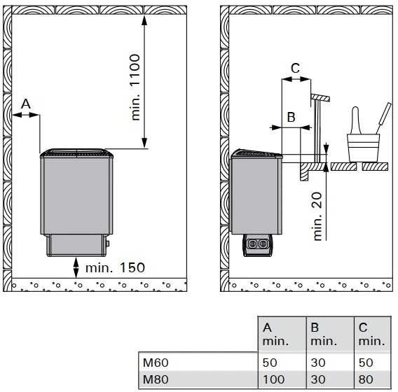 Elektrinė pirties krosnelė - HARVIA Top Steel 6 kW