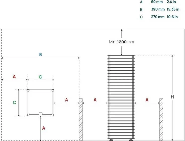 Elektrinė pirties krosnelė – HUUM CLIFF, 3.5 kW