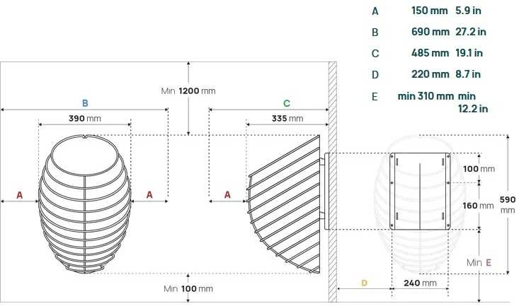 Elektrinė pirties krosnelė - HUUM DROP, 7,5 kW