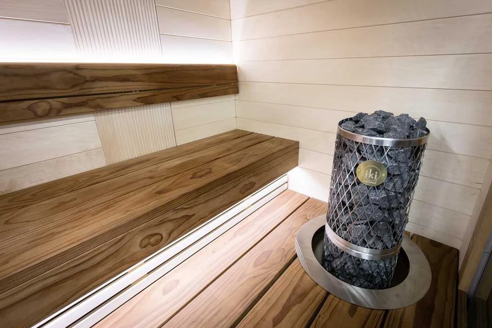 Elektrinė pirties krosnelė - IKI PILARI 9 kW, su UKU GB WIFI valdymo pultu