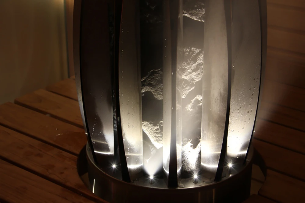 Elektrinė pirties krosnelė - MAGNUM LITE BOWL su apšvietimu 6,6 kW