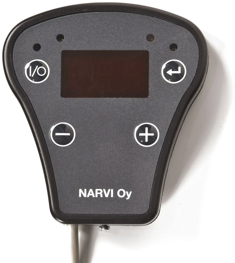 Elektrinė pirties krosnelė - NARVI SMOOTH 10.5 kW, juoda