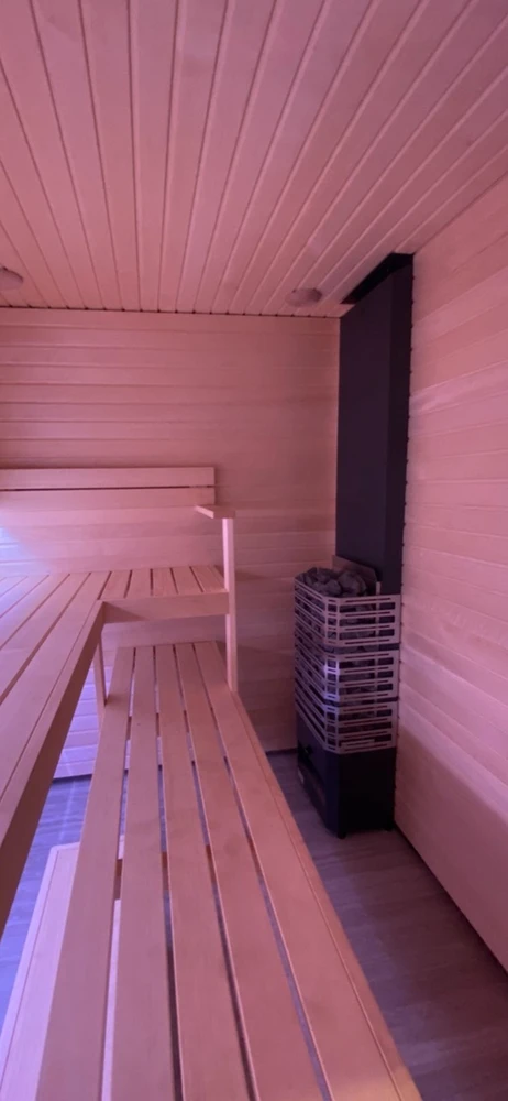 Elektrinė pirties krosnelė - SAUNUM Experience Juodas, 3.6 kW