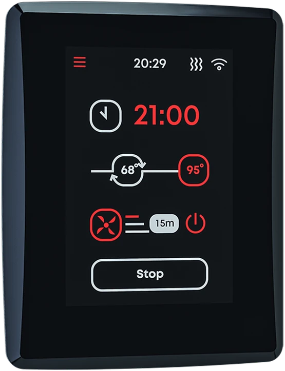 Elektrinė pirties krosnelė - SAUNUM Pro Experience su valdymo pultu 12 kW