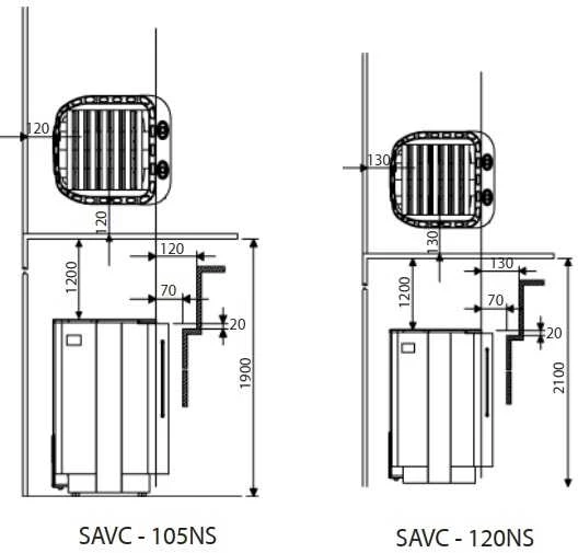 Elektrinė pirties krosnelė – SAWOTEC Savonia Combi, be valdymo pulto 10,5 kW