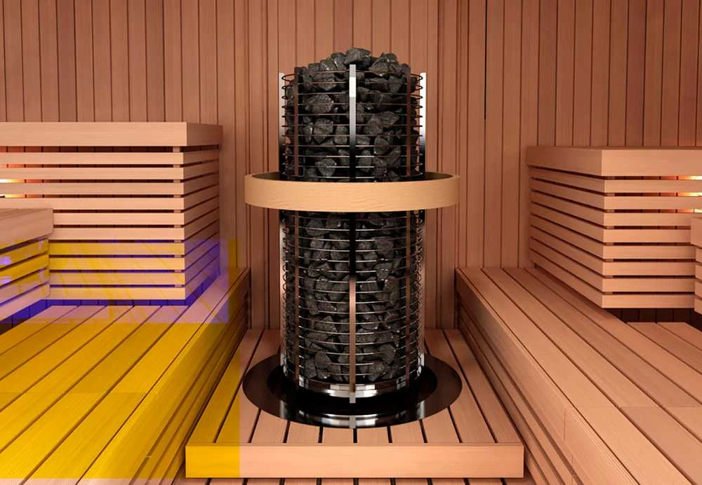 Elektrinė pirties krosnelė – SAWOTEC Tower, be valdymo pulto, TH9-120NS-P