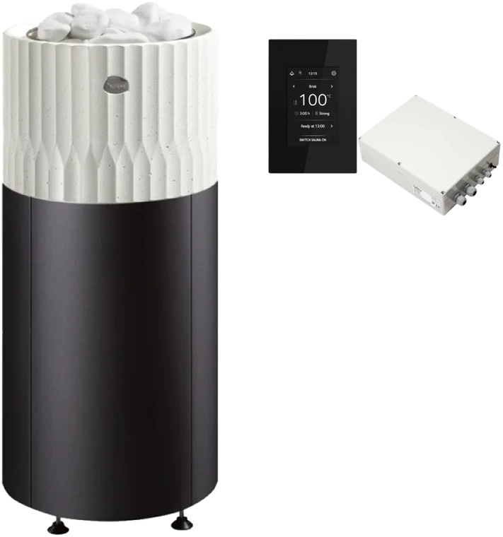 Elektrinė pirties krosnelė TULIKIVI RIITE Integrated, su valdymo pultu, 9 kW