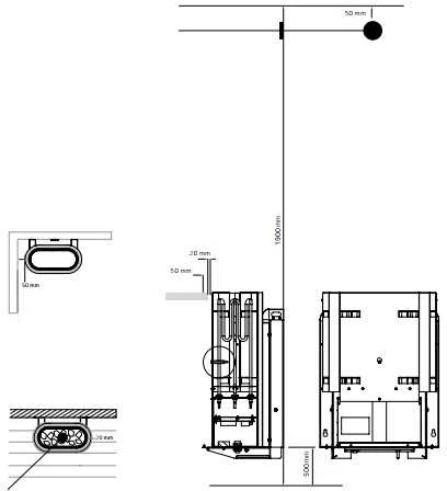 Elektrinė pirties krosnelė TULIKIVI ROUTA be valdymo pulto, 9 kW