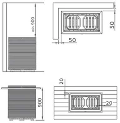 Elektrinė pirties krosnelė TULIKIVI TUISKU XL GRAFIA be valdymo pulto, 17.3 kW