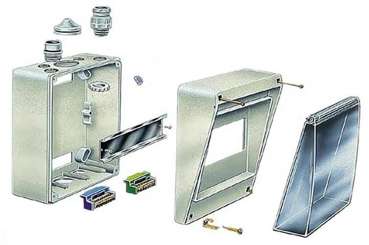 FIX-O-RAIL JUNIOR izoliuotas plastikinis korpusas