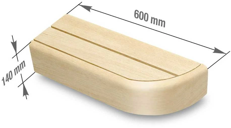 Galinis gulto elementas moduliniams pirties gultams, Drebulės mediena