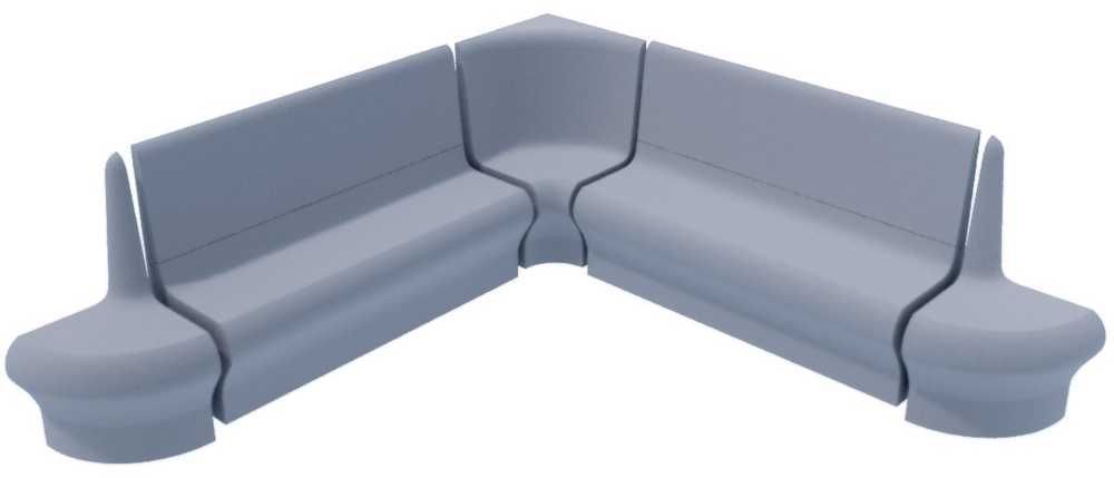 Garinės pirties gultas V-4
