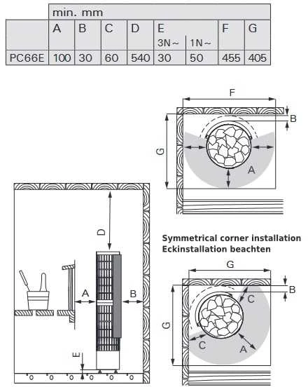 Harvia Oy Elektrinė pirties krosnelė - HARVIA Cilindro Juodas Steel PC66E 6,6 kW