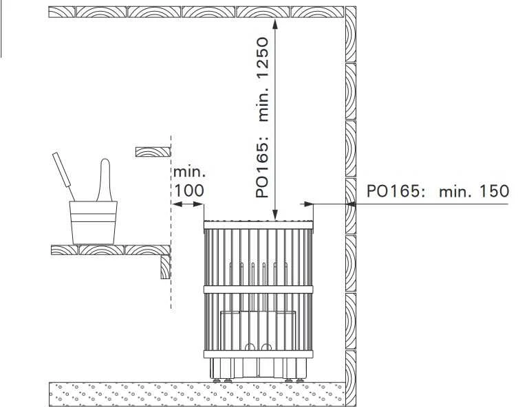 Harvia Oy Elektrinė pirties krosnelė - HARVIA Legend PO165E 16.5 kW