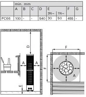 Harvia Oy Elektrinė pirties krosnelė - HARVIA Cilindro PC66