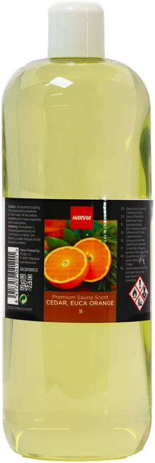 Harvia Oy HARVIA saunos kvapų koncentratas, kedrų, eukaliptų, apelsinų 1 l