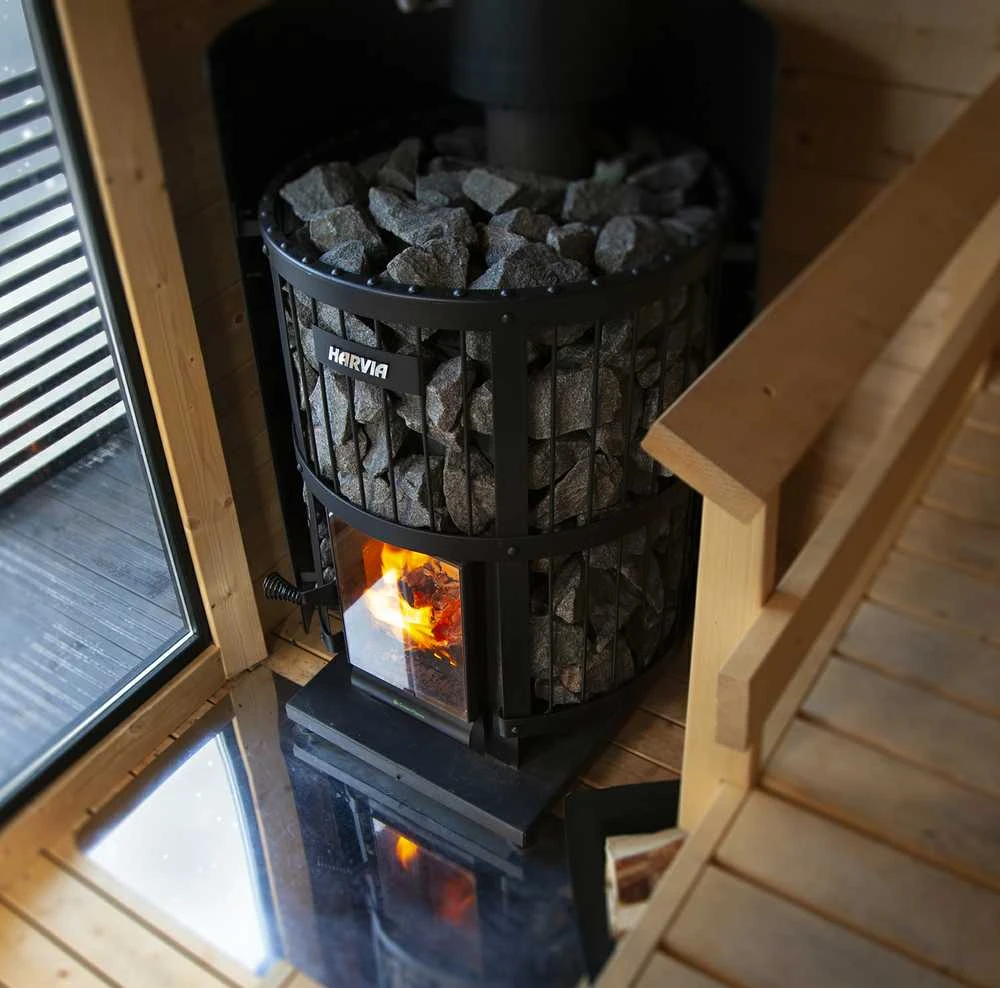 Harvia Oy Malkinė pirties krosnelė - HARVIA Legend 240 GreenFlame
