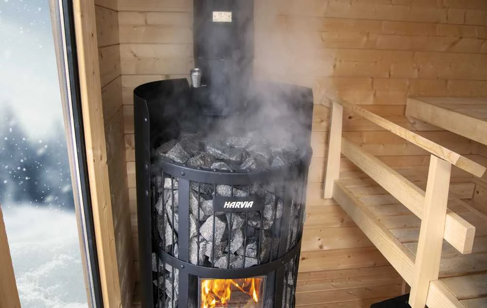 Harvia Oy Malkinė pirties krosnelė - HARVIA Legend 240 GreenFlame