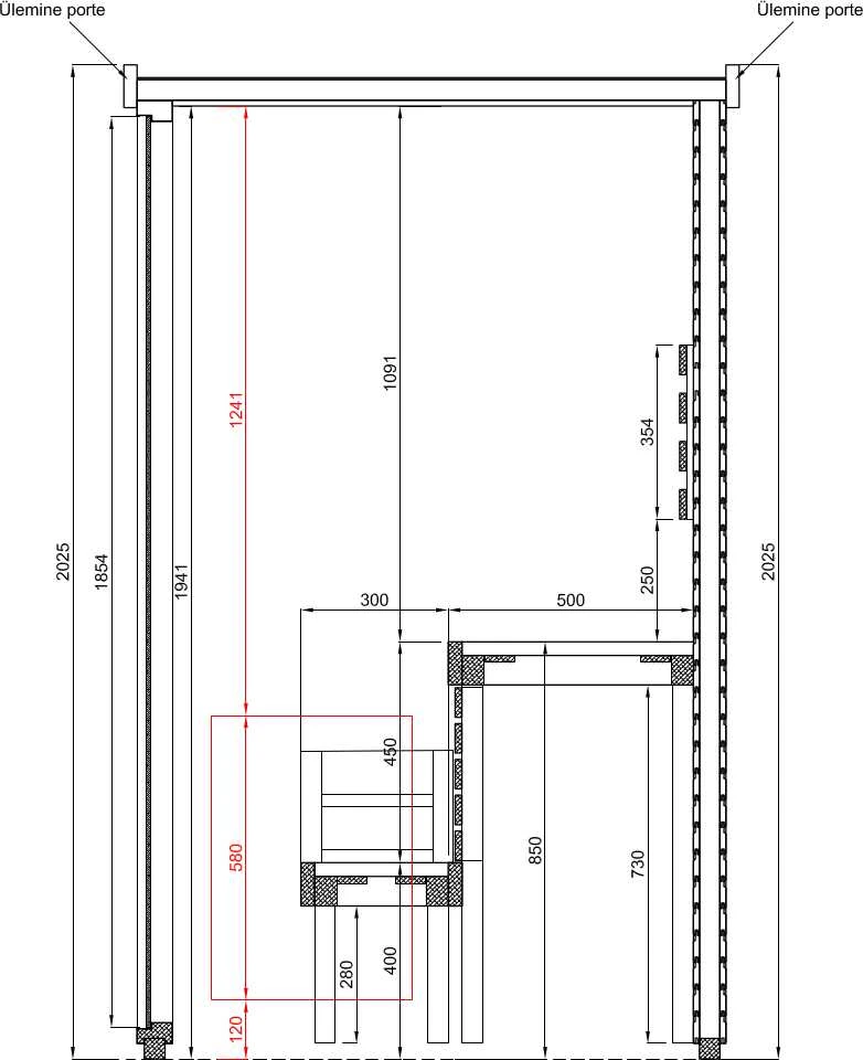 Harvia Oy Pirties kabina, 150x120cm