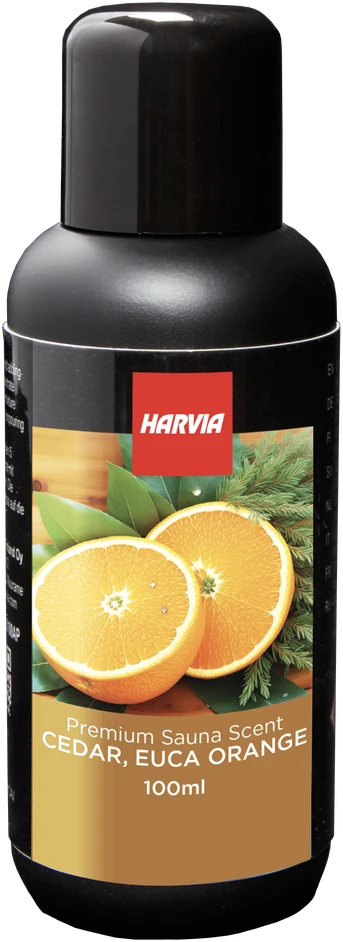 HARVIA saunos kvapų koncentratas, kedrų, eukaliptų, apelsinų 100 ml