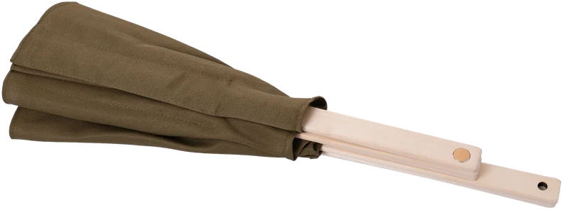 Medžiaginė pirties vėduoklė, chaki