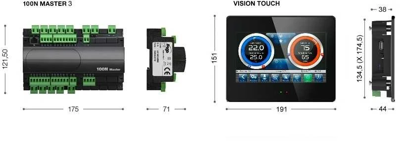 PEGO VISION TOUCH THR valdymo pultas