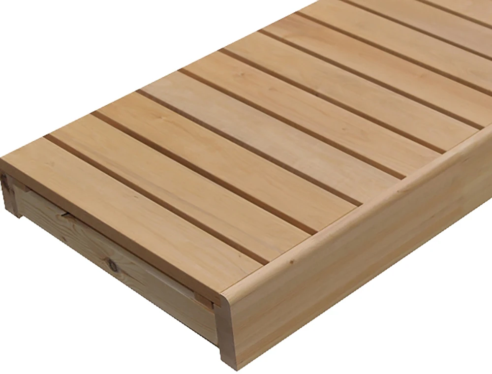 Pirties gultas, 600x2100 mm, Juodalksnis