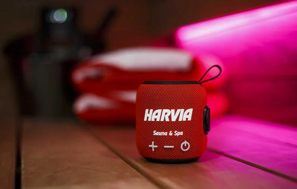 Pirties kolonėlė HARVIA, vandeniui atspari, raudona