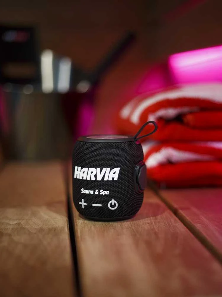 Pirties kolonėlė HARVIA, vandeniui atspari, juoda