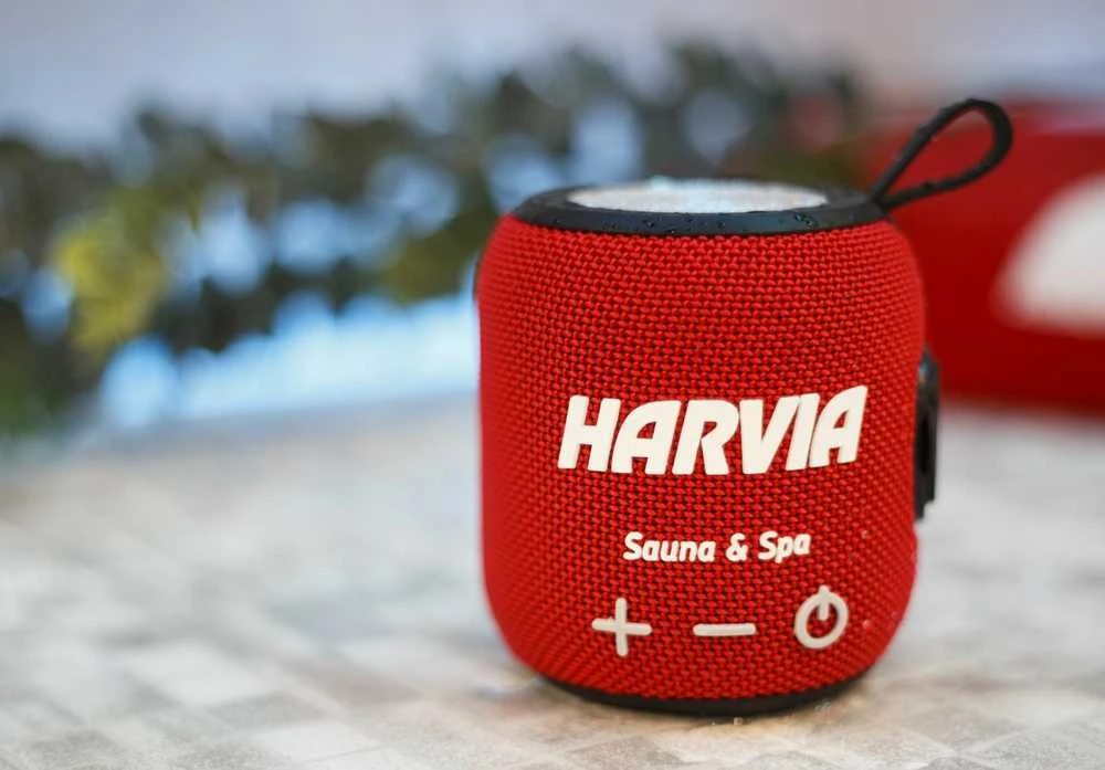 Pirties kolonėlė HARVIA, vandeniui atspari, raudona
