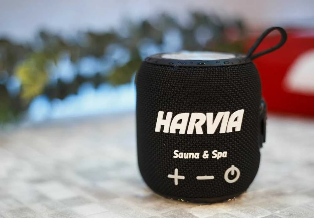 Pirties kolonėlė HARVIA, vandeniui atspari, juoda