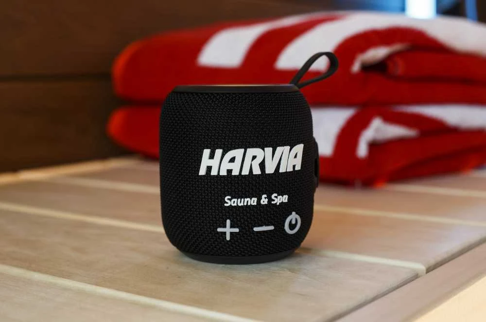 Pirties kolonėlė HARVIA, vandeniui atspari, juoda