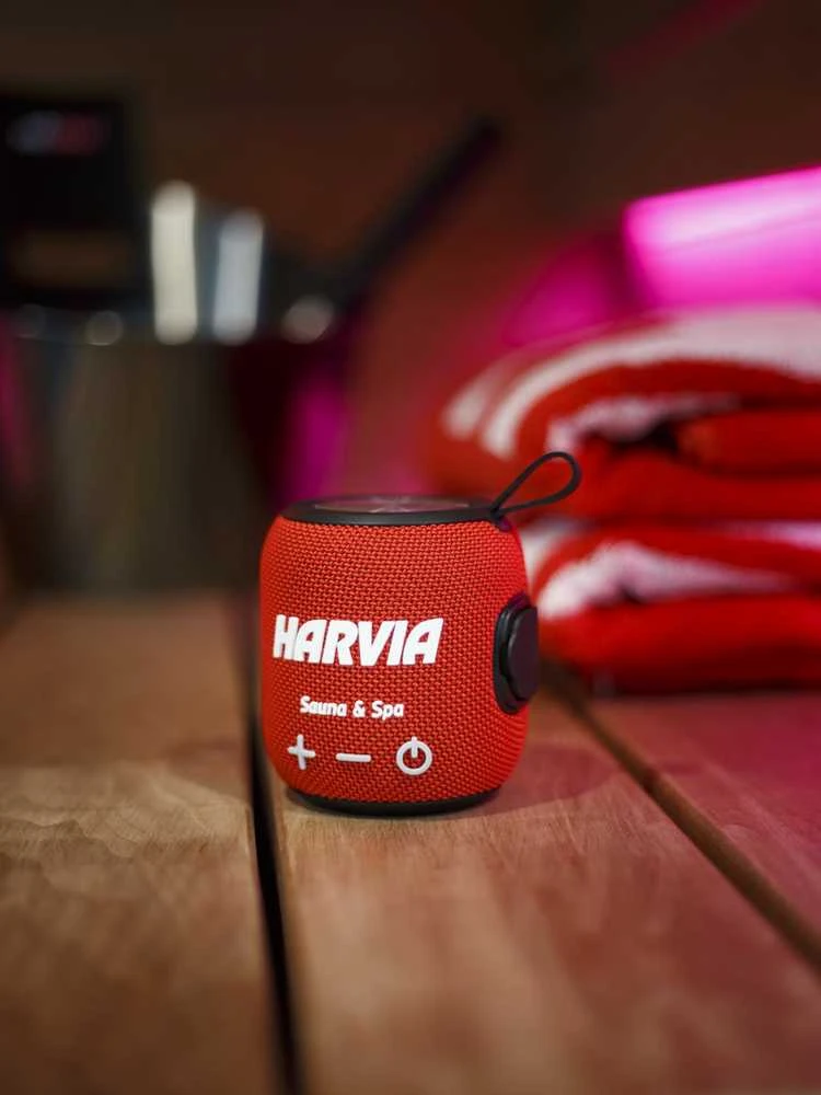 Pirties kolonėlė HARVIA, vandeniui atspari, raudona