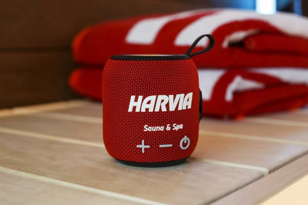 Pirties kolonėlė HARVIA, vandeniui atspari, raudona