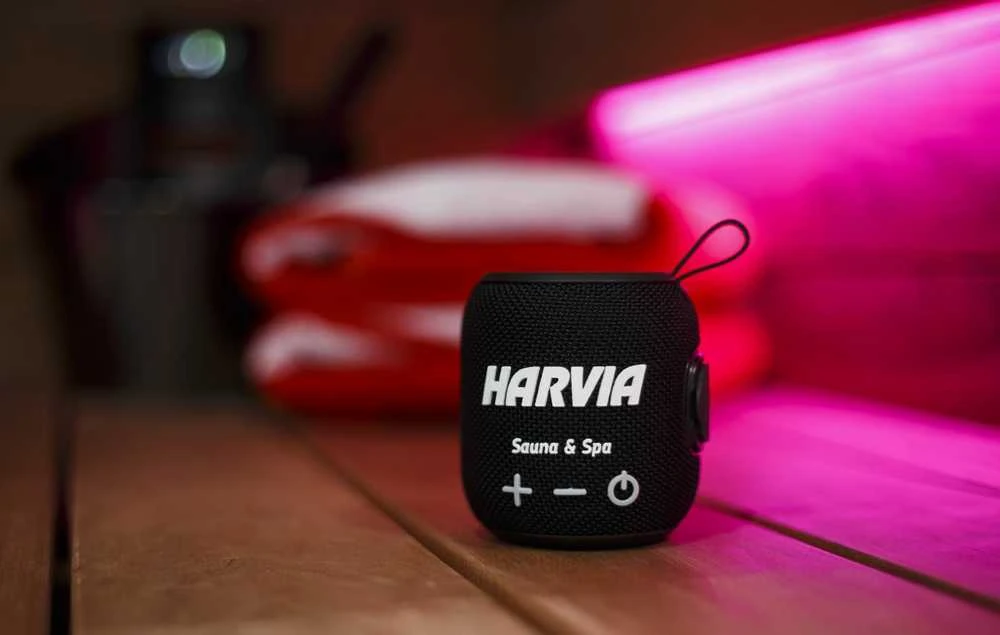 Pirties kolonėlė HARVIA, vandeniui atspari, juoda
