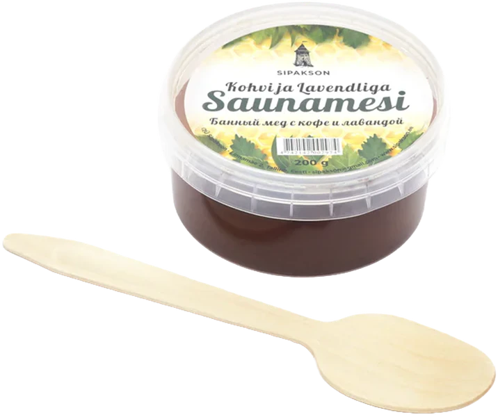 Sipakson Pirties medus su kava ir levandų ekstraktu, 200g