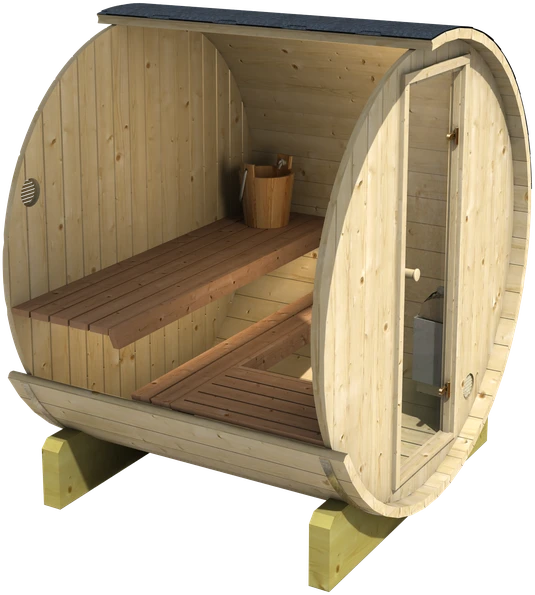 Pirties namelis - Terrace sauna, eglė