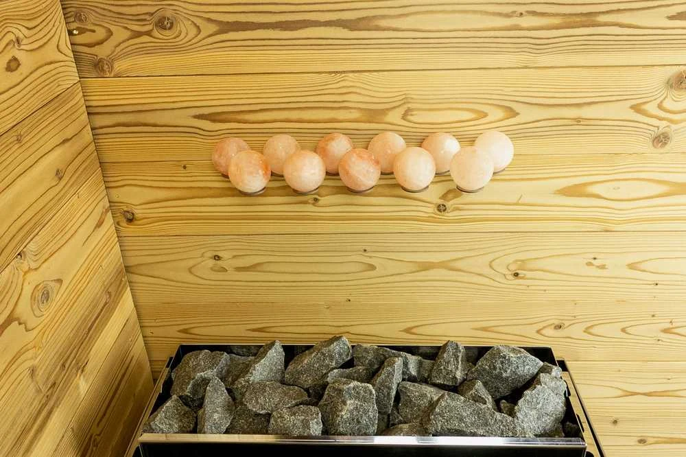 SAUFLEX himalajų druskos rutuliukai, su laikikliu, 11 vnt
