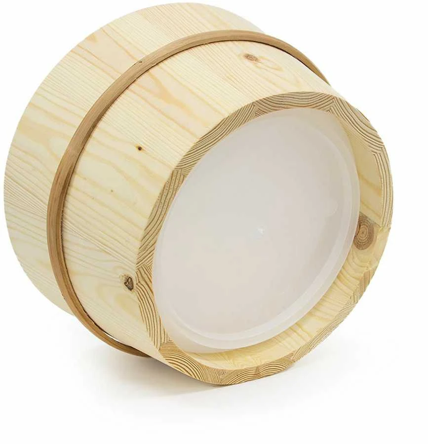 SAWO medinio 4 L kubiliuko ir 36 cm samčio rinkinys, pušis