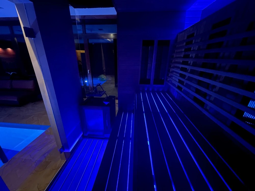 Sieninis šviestuvas SAUFLEX LED šviestuvas su valdymo įrenginiu, 100 W