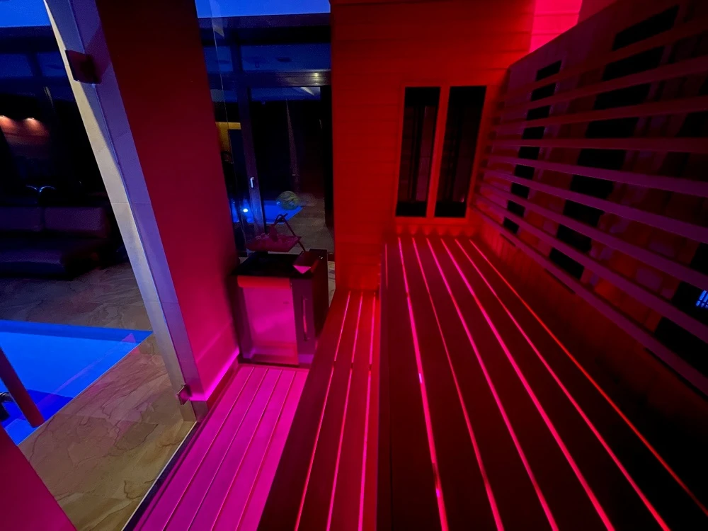 Sieninis šviestuvas SAUFLEX LED šviestuvas su valdymo įrenginiu, 100 W