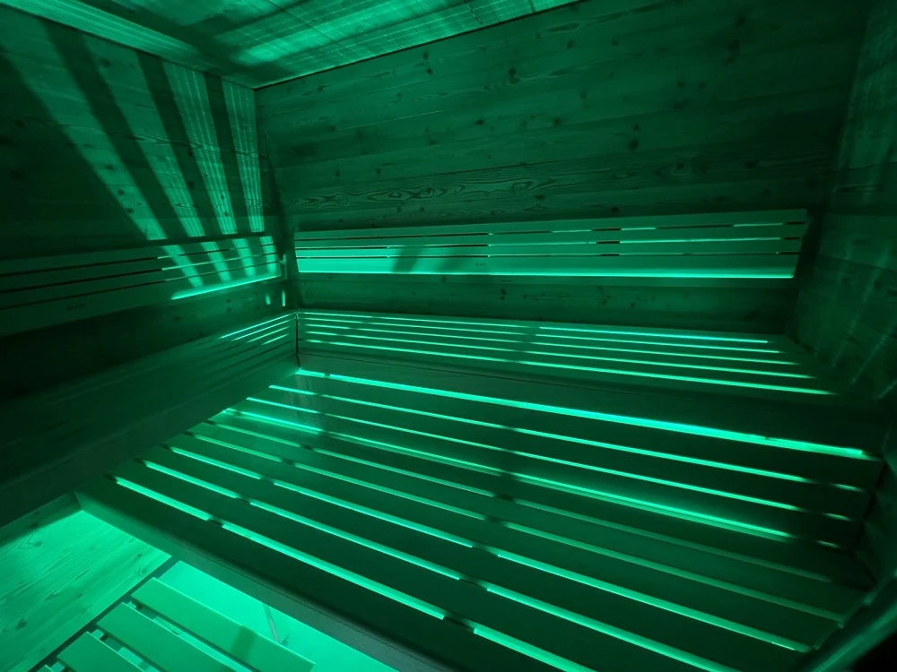 Sieninis šviestuvas SAUFLEX LED šviestuvas su valdymo įrenginiu, 100 W
