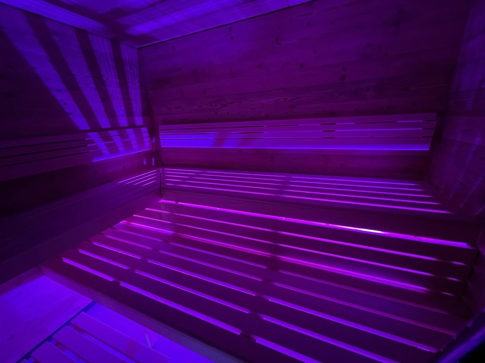 Sieninis šviestuvas SAUFLEX LED šviestuvas su valdymo įrenginiu, 100 W